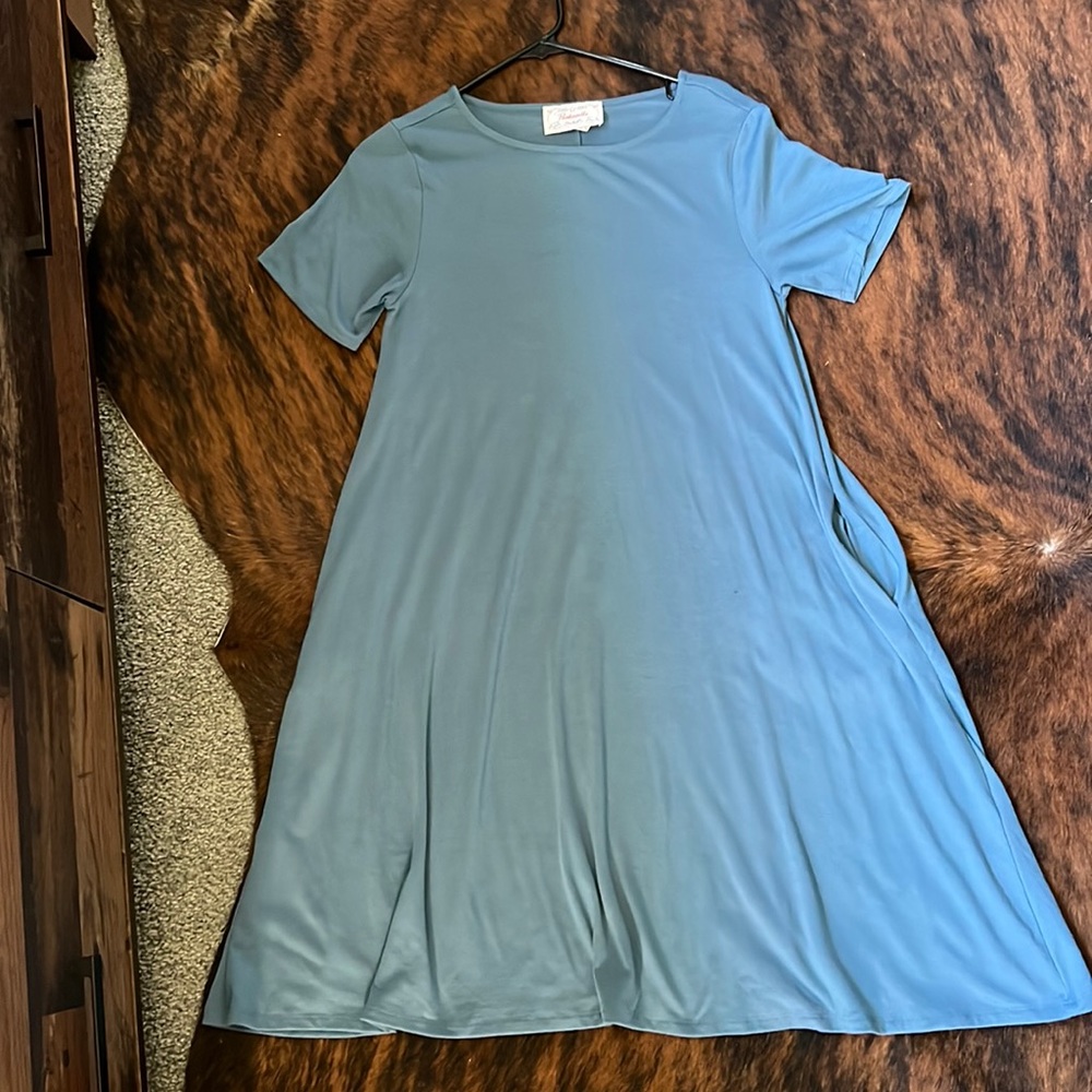Panhandle Womens Tshirt Dress with pockets